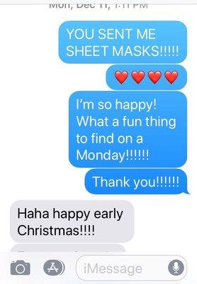 SF Skincare Sheet Mask Surprise!