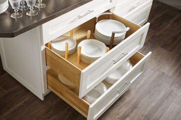 Kitchen Cabinet Drawer Organization