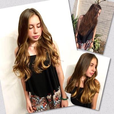 Sunkissed brunette #balayage a haircolor for all ages