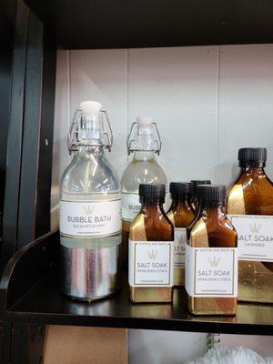 We carry a top quality line of Spa products in our gift shop.