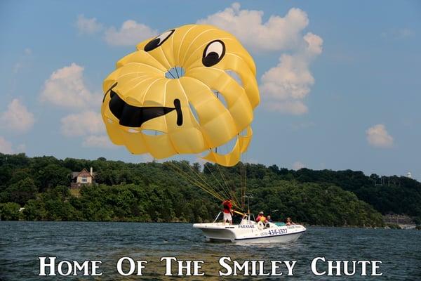 Fly your Whole Family in our Smiley Chute