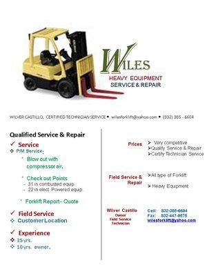 EC Forklift Service & Repair