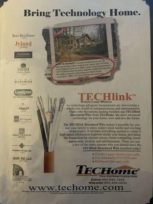 Since 1987, TECHome has been creating some of the best technology available.