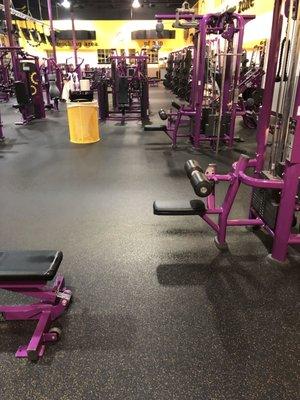 Commercial Cleaning of a Planet Fitness in Exton, PA