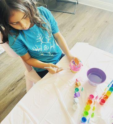 Painting ice cream cones