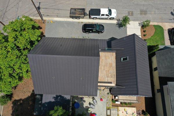 Standing seam roof