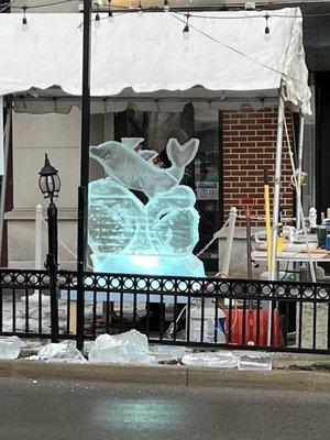 Ice sculpture contest