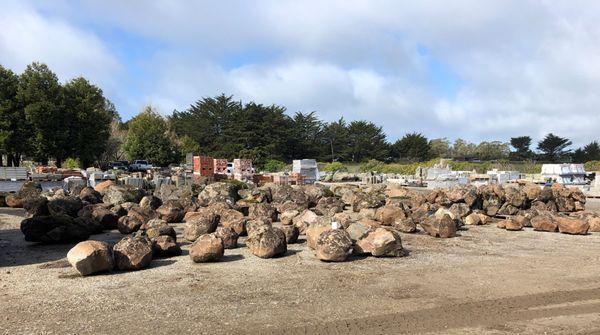 fieldstone boulders various sizes