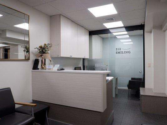 212 Smiling Dental Office Entrance / Waiting Room - https://www.212smiling.com/contact-us/