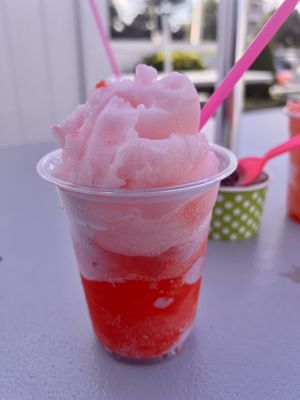 Watermelon & cherry slush