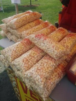 Great fresh popcorn made right in front of you!