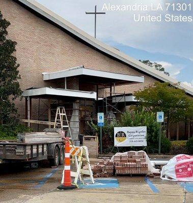 Renovations at Our Lady of Prompt Succor Church, Alexandria, LA