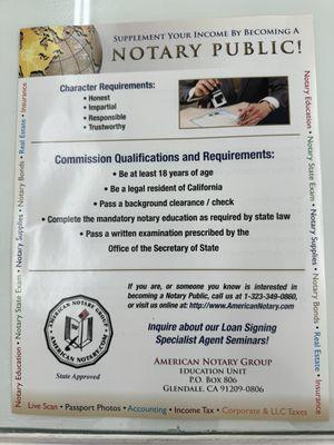 Your one stop shop for Notary service, supplies, and education.