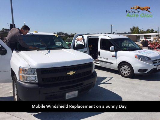 Truck windshield replacement