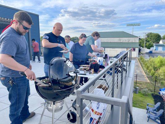 Our rooftop terrace is available for event booking.