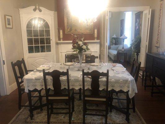 Formal dining room in common area