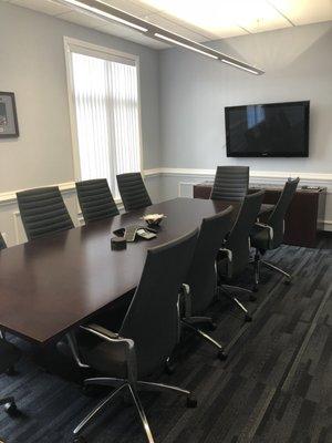 Bright conference rooms