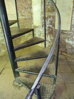 The Civil War Memorial Tower--you can climb a spiral staircase all the way to the roof!