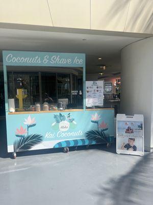 Kai coconuts shave ice stand