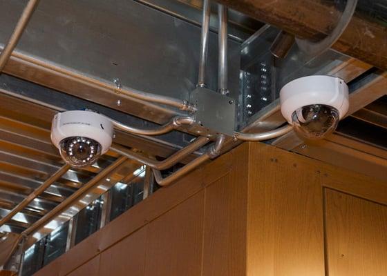 Security cameras throughout our facility