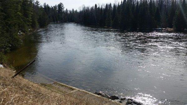 Bobcat Landing on the AuSable River in April.