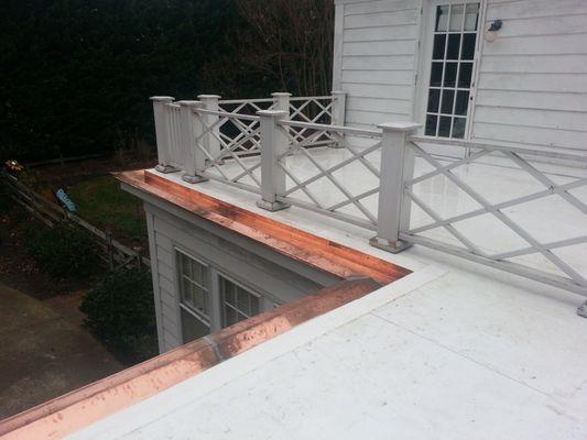 Preferred replaces flat roof membrane roof systems.