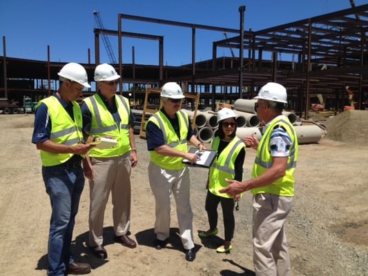 CSS Team on site at the construction of the Mall of San Juan