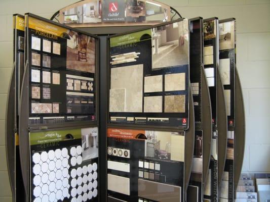 Dal tile in ceramic, glazed porcelain and full bodied porcelain,  subway, glass, stone, and plank styles and we install too!