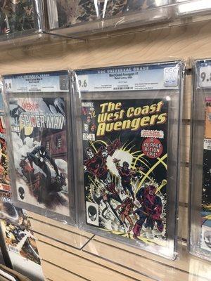 Graded comic books