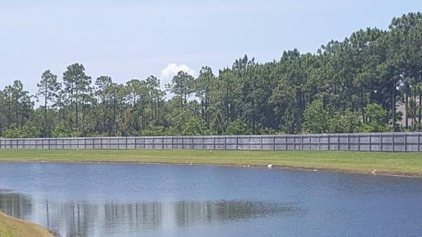 Over 3000LF of Wood Privacy Fence Installed For Pier Park North