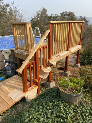 Staining with Cabot's Australian Timber Oil. Awesome product.