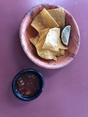 Free chips & salsa w/ purchase!