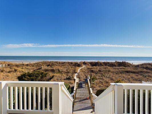 Cherry Grove Beach View from Deck