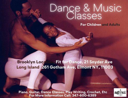 Dance and music classes @agoci