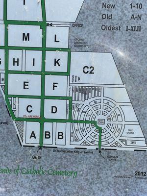 Map of Cemetery