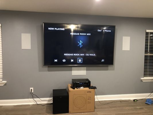 86" in with 5.1 surround sound.