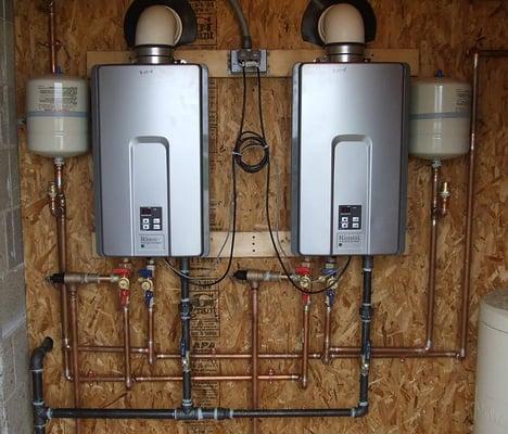 Dual Tankless Waterheater Install