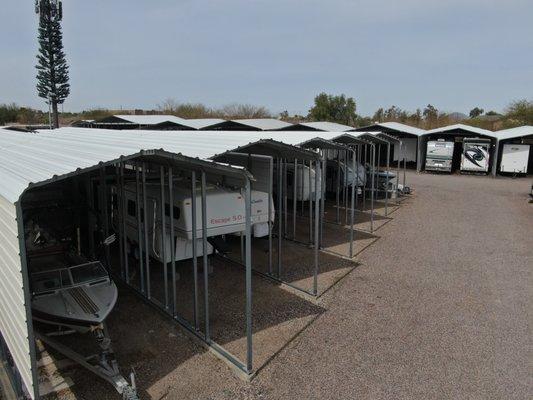 Covered RV parking Tempe, Mesa, Scottsdale