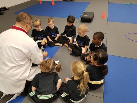 Early Skillz - martial arts classes specifically designed with the developmental needs of preschoolers in mind. (Ages 3-4)