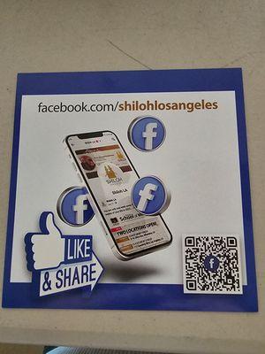 Scan the QR Code and like us on Facebook!