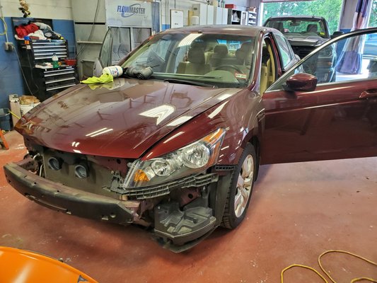 Customer's car in need of repairs