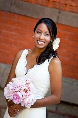 Wedding day hair by The Cottage Salon