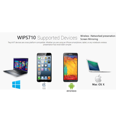 WIPS710 supports BYOD BYOT for any classroom or conference room, huddle room or training center