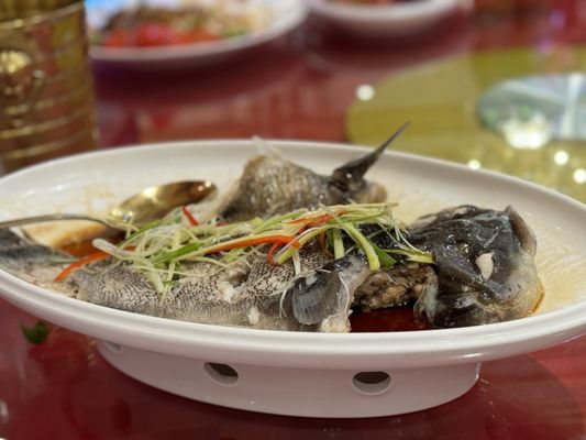 Steamed fish. My second favorite thing, it was literally melt in your mouth soft, no fishiness and was gone in a few seconds.