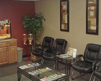 While you wait, relax in our comfortable waiting area with complimentary coffee and free Wi-Fi