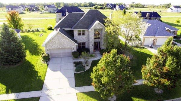 26424 S Ivy Ln, Channahon, IL 60410 Drone Shot