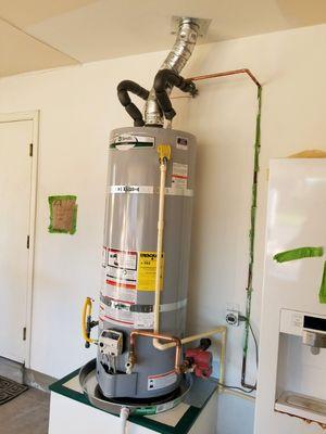 water heater installations and repairs. We are authorized installers and repairs specialists for major companies.