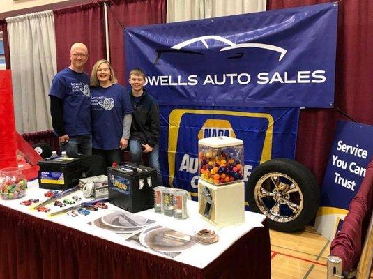 Ron, Kerry, & Isaac at the 2018 Dodge County Business Expo.