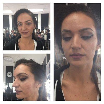 Learn how to create a day time look in 15 minutes and then change it a smokey night look in 10 minutes.