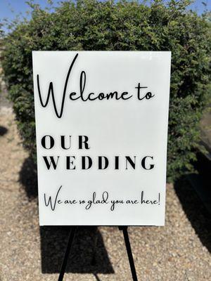 Custom Welcome Signs